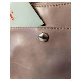 Hobo Gray Leather Handbag Tote