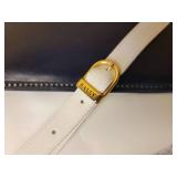 Bally Vintage Envelope Handbags ~ Black/White and Blue/White