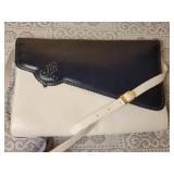 Bally Vintage Envelope Handbags ~ Black/White and Blue/White