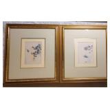 Asian Naturescape Framed Prints, pair