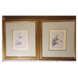 Asian Naturescape Framed Prints, pair