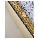 Antique Gold Gilt French Trumeau Wall Mirror
