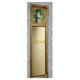 Antique Gold Gilt French Trumeau Wall Mirror
