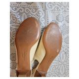Salvatore Ferragamo Pearl Shoes, size 5.5B