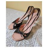 Miu Miu Black Pantent Leather Shoes, size 36