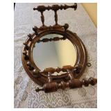 Eastlake Wall Mirror Hat Rack