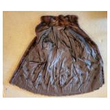 Mahogany Mink Full Length Fur Coat with Fur Sash ~ Cedrics