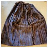 Mahogany Mink Full Length Fur Coat with Fur Sash ~ Cedrics