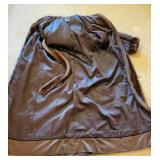 Mahogany Mink Full Length Fur Coat with Fur Sash ~ Cedrics