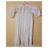 Sweet White Lace Baptismal Gown