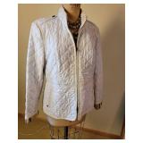 Burberry Brit White Quilted Jacket, size XL