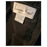 Laurence Kazar LBD Beaded Black Cocktail Dress, size L
