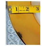 Stunning Christofle Porcelain Gold Banded Chargers, 12