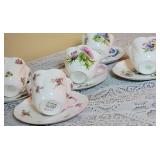 English Shelley Dainty Cup and Saucer Collection