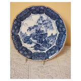 Japanese Blue and White Centerpiece Bowl