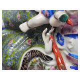 Chinese Famille Rose Goddess Statue *As Is* Lost Finger