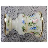 Czechoslovakian Hand-Painted Rose Vases