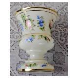 Czechoslovakian Hand-Painted Rose Vases