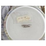 Czechoslovakian Hand-Painted Rose Vases