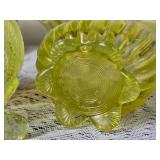 Iridescent Pearline Glass & Murano Glass Baskets