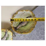 Beautiful Hand-Painted Trout Platter & Plate Set