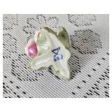 Meissen Porcelain Place Stands Rose Blooms