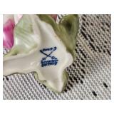 Meissen Porcelain Place Stands Rose Blooms