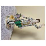 Antique Sitzendorf Porcelain Romantic Louis XV Figures