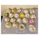 Large Variety Group of Antique Cups & Saucers