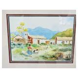 South American Rural Village Prints