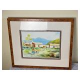 South American Rural Village Prints