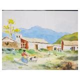 South American Rural Village Prints