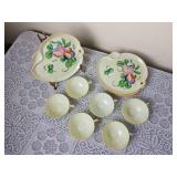 Delicate Seiei & Co Japanese Tea Cups & Saucers