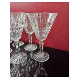 Waterford Crystal Glenmore Water Goblet Glasses (Count 9)