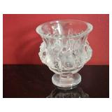 Lalique Crystal Dampierre Vase
