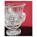 Lalique Crystal Dampierre Vase