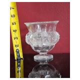 Lalique Crystal Dampierre Vase