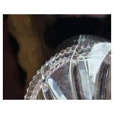 Waterford Crystal Marquis Footed Vase, Leaf Paisley, Ashtray