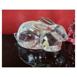 Baccarat Crystal Bunny Group