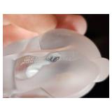 Lalique Crystal Rabbits Litter