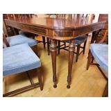 Stunning English Federalist Dining Table Set in Superb Condition