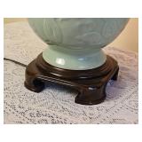 Chinese Celadon Vase Lamp
