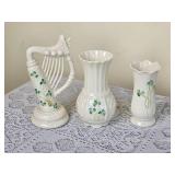 Irish Belleek Miniature Grouping