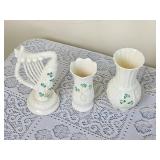 Irish Belleek Miniature Grouping