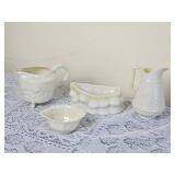 Irish Belleek Cottage Cheese Dish