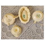 Irish Belleek Cottage Cheese Dish