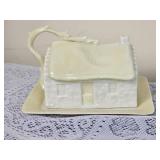 Irish Belleek Cottage Cheese Dish