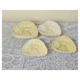 Irish Belleek Nesting Heart Dishes