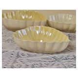 Irish Belleek Nesting Heart Dishes