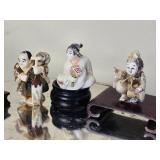 Fabulous Collection of Carved Netsuke Kimono Figures